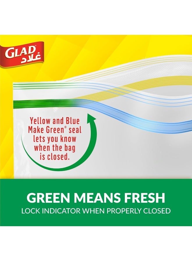 Glad Zipper Sandwich Bags - 100 Count - Image 4